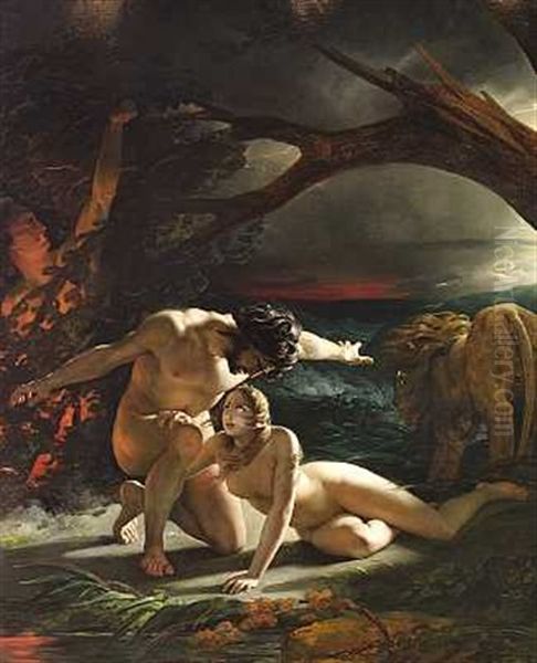 Adam Og Eva I Paradis (+ Adam Og Eva Uden For Paradis; Pair) - view 1