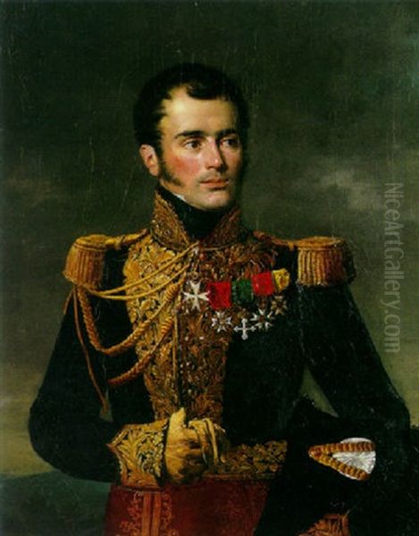 A Portrait Of A Military Officer - view 1