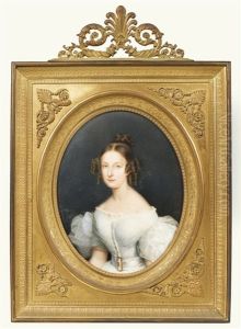 Princesse De Marie D'orleans, Future Princesse De Wurttemberg (1813-1839) by Jean Baptiste Joseph Duchesne