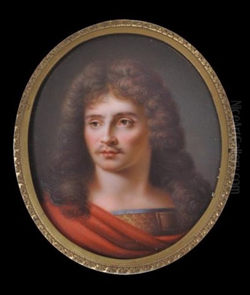 Portrait De Moliere, Dans Le Role De Cesar (after Mignard) - view 1