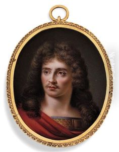 Moliere In The Role Of Caesar In Pierre Corneille's The Death Of Pompey by Jean Baptiste Joseph Duchesne