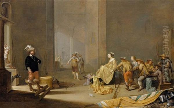 A Guardroom Interior - view 1