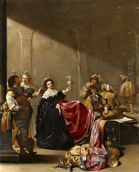 A Lady In A Guard House - view 1