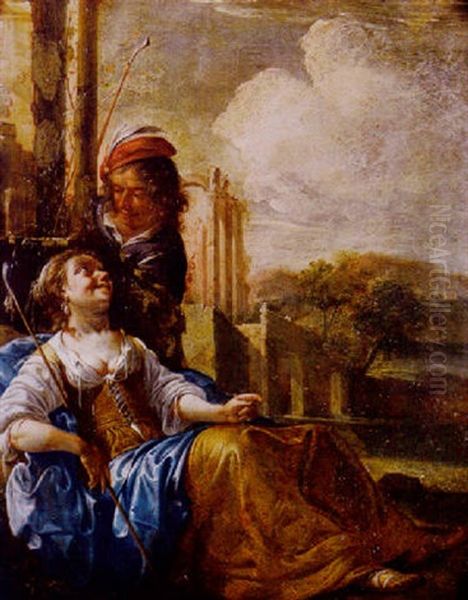 A Shepherd And Shepherdess (paris And Oenone?) - view 1