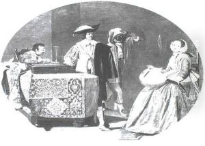 Merry Company Making Music In An Interior by Jacob Duck