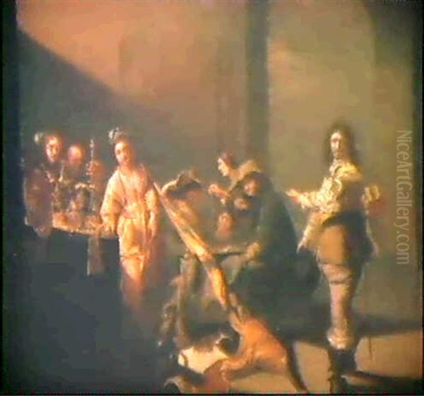 Soldaten Mit Frauen In Der Wachstube - view 1