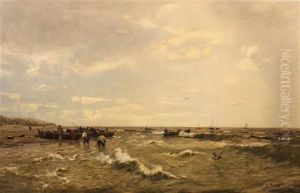 Seashore by Eugen Gustav Duecker