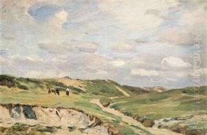 In The Dunes by Eugen Gustav Duecker