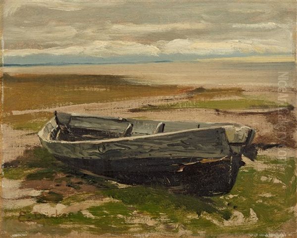 Kustenlandschaft Mit Boot - view 1