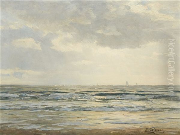 An Evening Seascape - view 1
