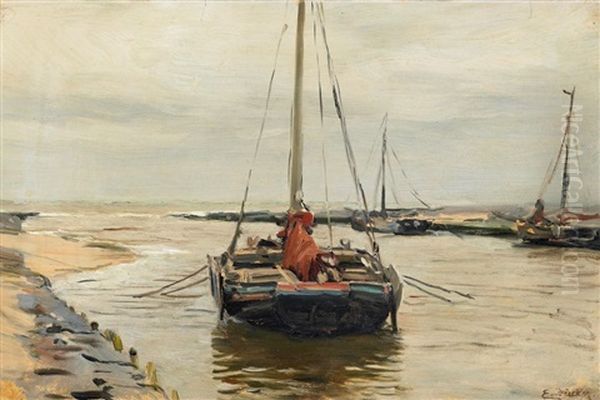 Fischerboote Im Hafen - view 1