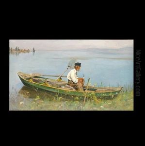 Old Man In A Rowboat