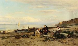 Ostseestrand by Eugen Gustav Duecker