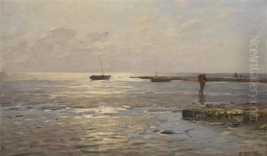 Harvesting Mussels by Eugen Gustav Duecker