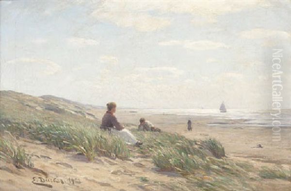 Figures On A Beach - view 1