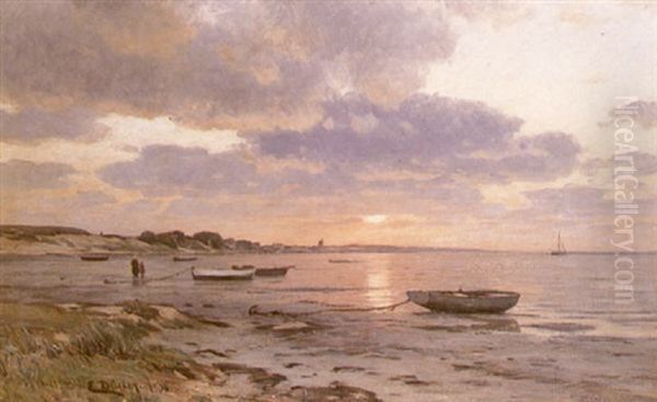 An Extensive Coastal Landscape At Low-tide - view 1