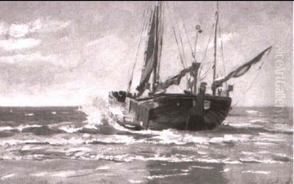 Segelschiff Am Strand (ostsee) - view 1