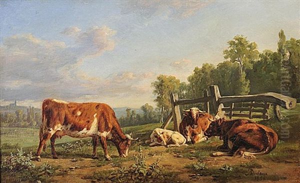 Vaches Dans Le Pre - view 1