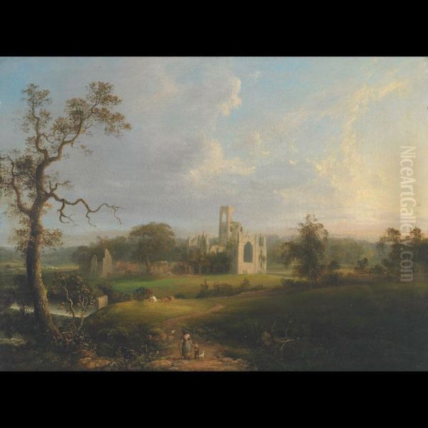 Kirkstall Abbey - view 1