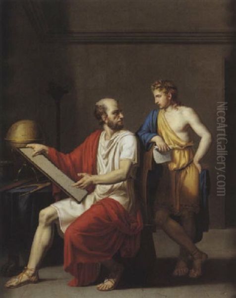 Aristote Instruisant Alexandre - view 1