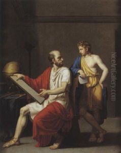Aristote Instruisant Alexandre by Joseph Francois Ducq