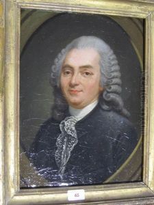 Portrait De L'economiste Et Homme D'etat Turgot (1727-1781)
