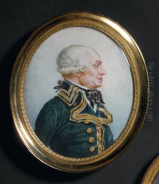 Portrait De Monsieur De Montgiraud, Prefet Maritime De Saint-domingue, Et Epoux De Mademoiselle Rose Ducreux - view 1