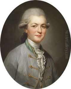 Portrat Des Grafen Charles Joseph De Pallu (1753-1823), Oberst Der Koniglichen Garde (collab. W/workshop)