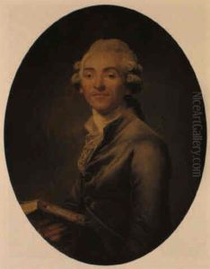 Portrait Of Bernhard-germain-etienne De Laville, Holding A Book Portrait Of Bernhard-germain-etienne De Laville, Holding A Book