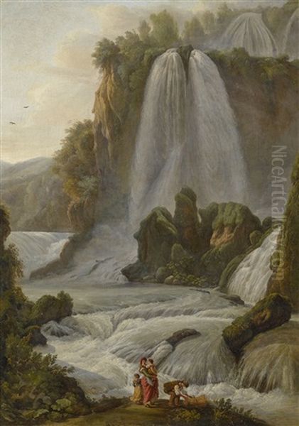 Waterfall At Tivoli - view 1