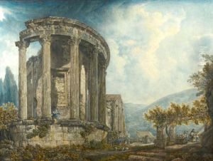 Vue Du Temple De La Sibylle A Tivoli