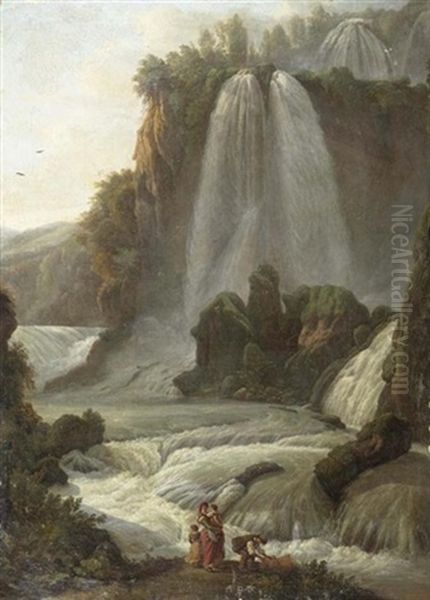 Die Wasserfalle Von Tivoli - view 1