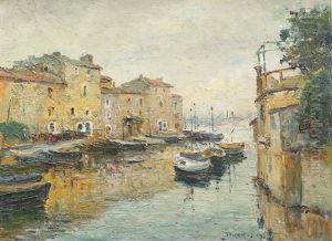 Le Miroir Aux Oiseaux A Martigues by Edouard Ducros