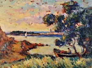 L"etang De Berre, En Fond Martigues
