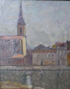 Vue Des Martigues by Edouard Ducros