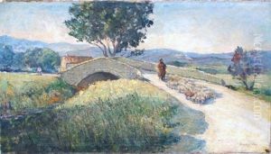 Berger Sur Un Pont
