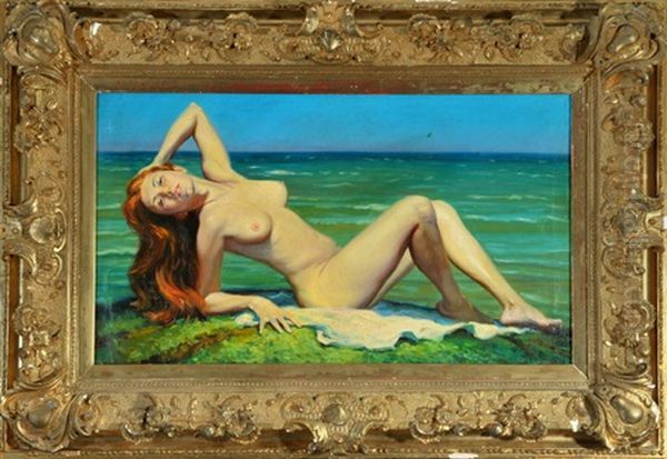 Weiblicher Akt Am Meer - view 1