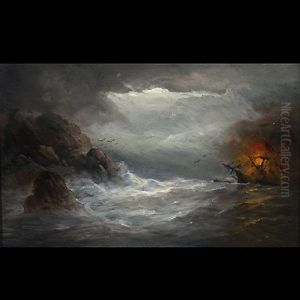 Shipwreck And Fire by Horace Wolfe Duesbury