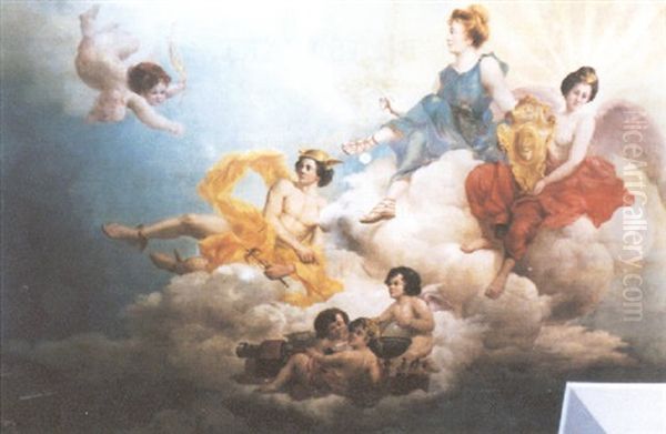 Allegorie De L'invention De La Dynamo - view 1