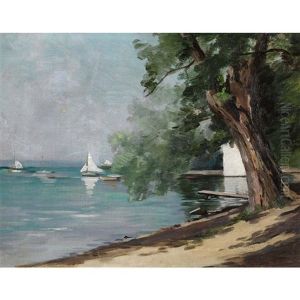 Sonnige Seeuferpartie by Frederic Dufaux