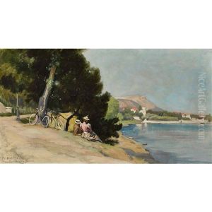 Genferseeufer Im Fruhling by Frederic Dufaux