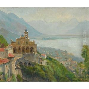 Die Wallfahrtskirche Madonna Del Sasso In Orselina