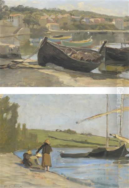 Barques De Peche Les Blanchisseuses (2 Works) - view 1