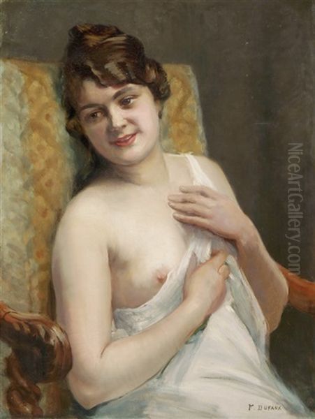 Portrait Einer Jungen Dame Im Neglige - view 1