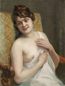 Portrait Einer Jungen Dame Im Neglige Portrait Einer Jungen Dame Im Neglige