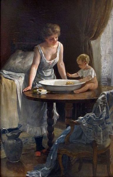 Moment D"intimite Autour De La Bassine - view 1