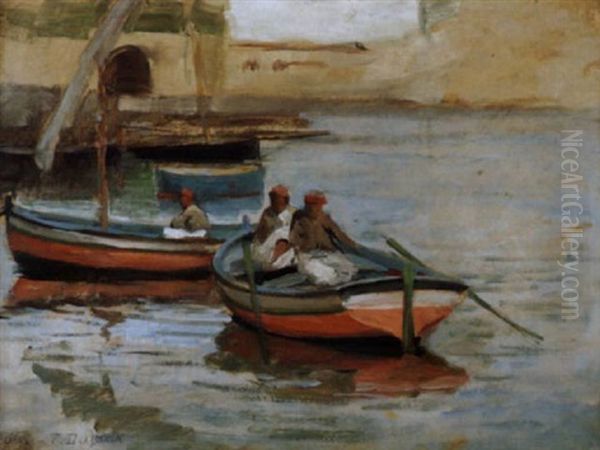 Barques Dans Le Port D'alger - view 1