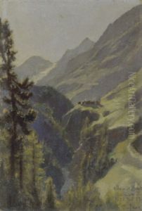 Blick Auf Z'mutt Bei Zermatt