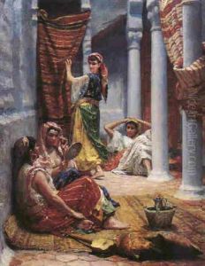 Jeunes Algeriennes Dans Leur Interieur by Frederic Dufaux