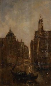 Ansicht In Venedig by Edouard-Jacques Dufeu